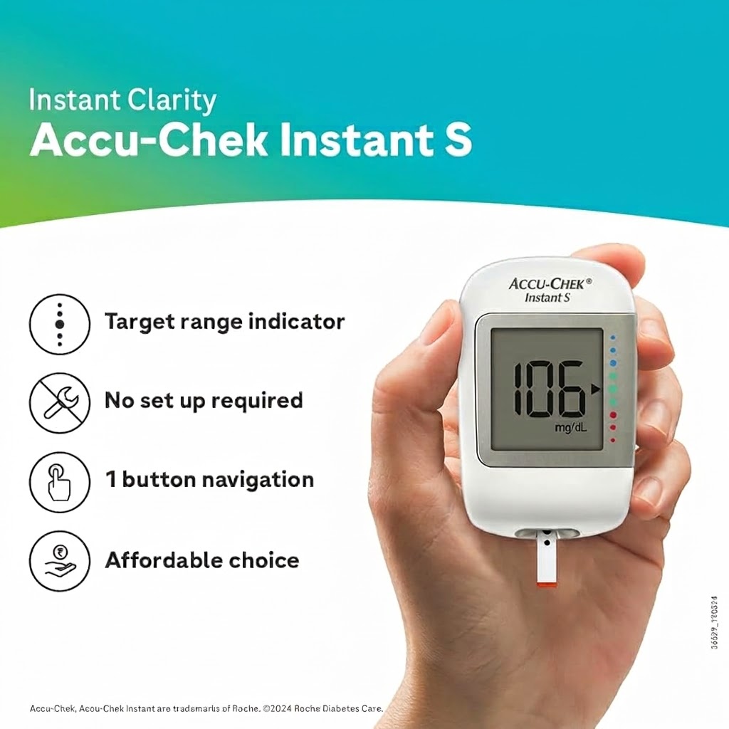 Accu-Chek Instant S Bluetooth mySugr App Pakistan