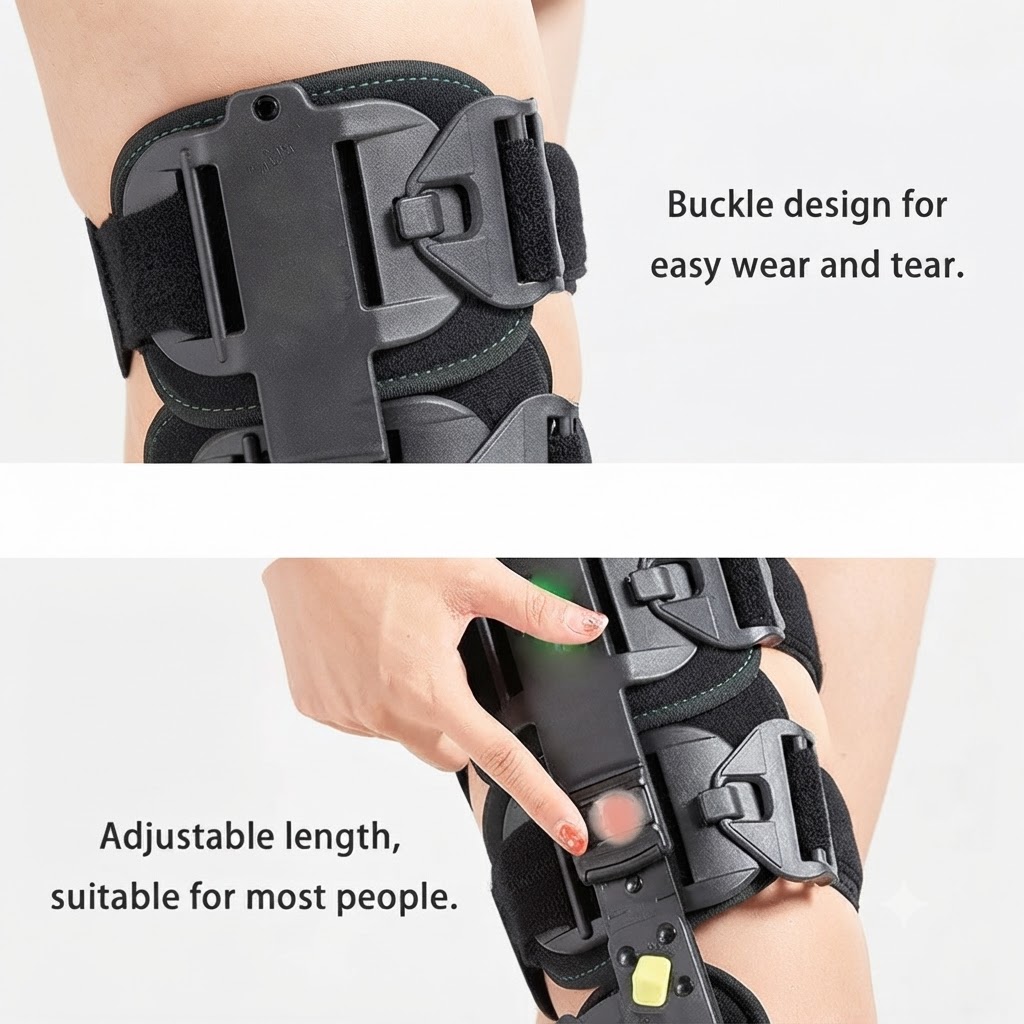 XL ROM Knee Brace Breathable Ventilated Padding Pakistan
