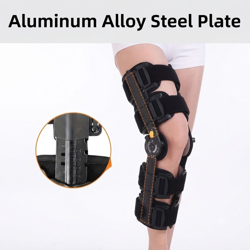 XL Hinged ROM Knee Brace Adjustable Dial Pakistan