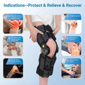 XL Hinged ROM Knee Brace Full View – Hassani Surgicals Pakistan