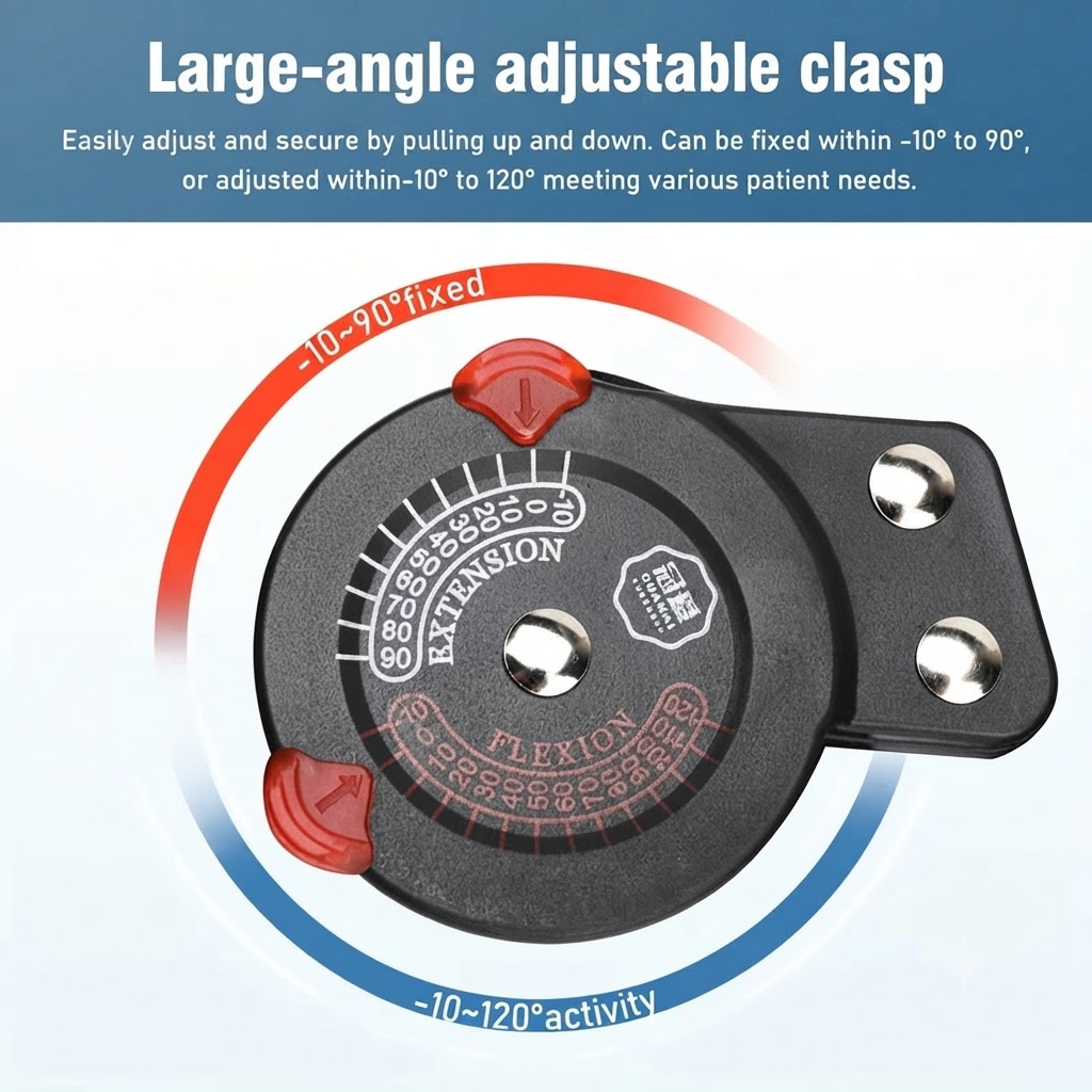 Adjustable ROM Knee Brace Dial Flexion Extension Pakistan