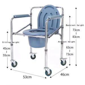 Home Care Commode Chair with Wheels Pakistan