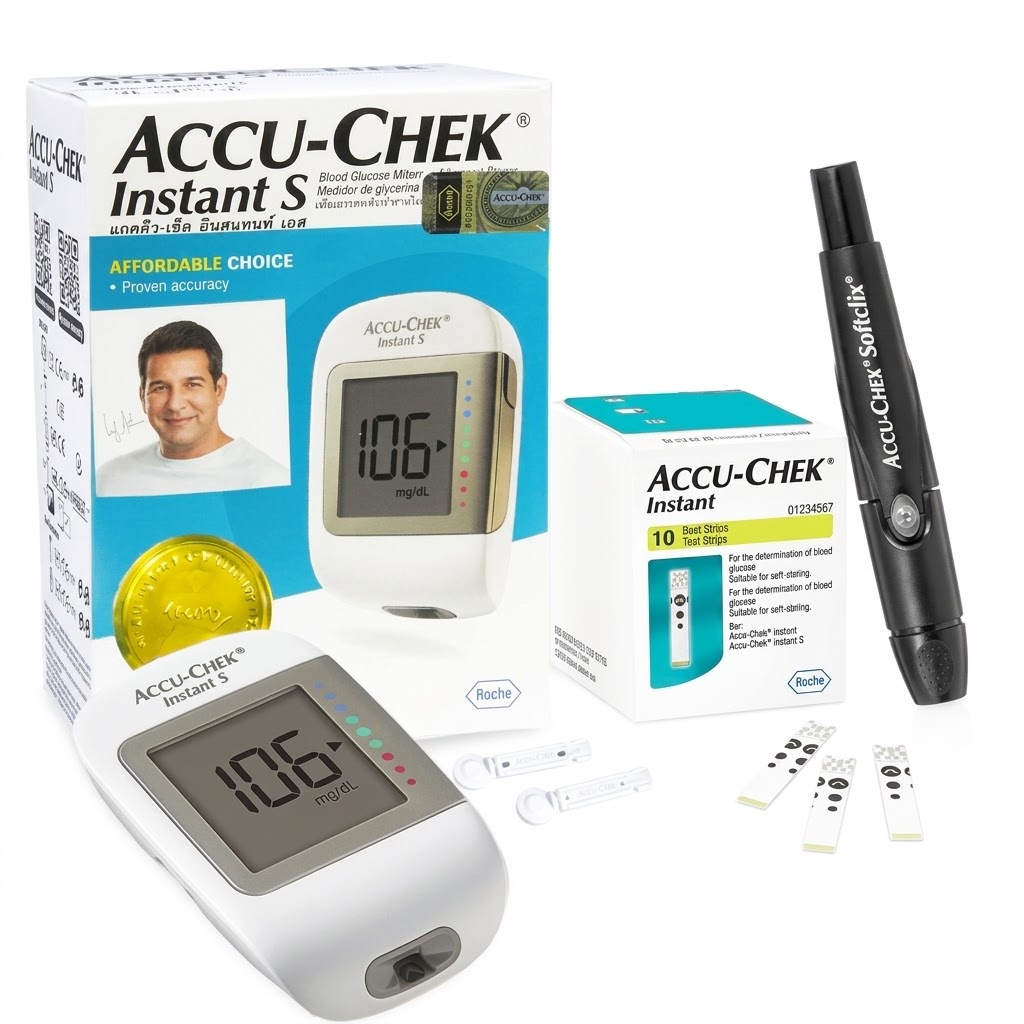 Accu-Chek Instant S Glucometer Kit Pakistan – Hassani Surgicals