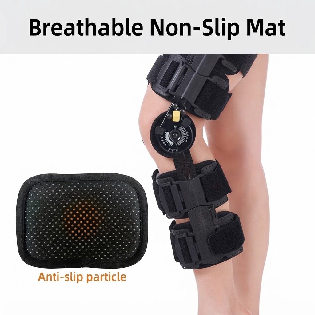 XL ROM Knee Brace Extended Telescoping Straps Pakistan