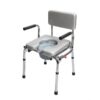heavy duty foldable commode chair