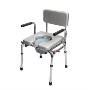 heavy duty foldable commode chair