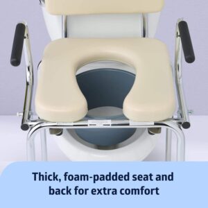 heavy duty foldable commode chair