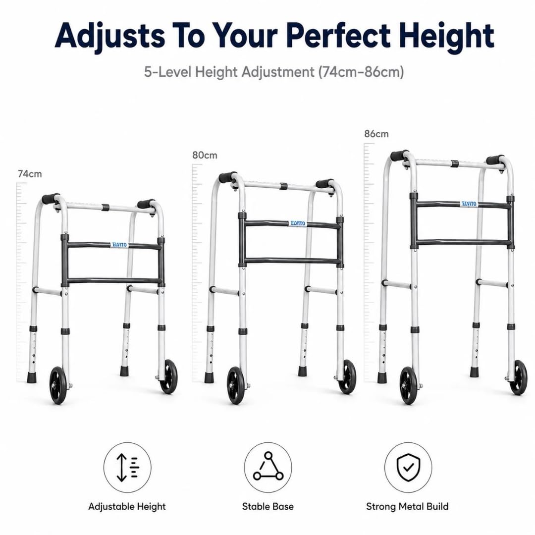 Lightweight Aluminium Folding Walker Pakistan