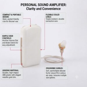 Body Worn Hearing Aid for Severe Hearing Loss Pakistan