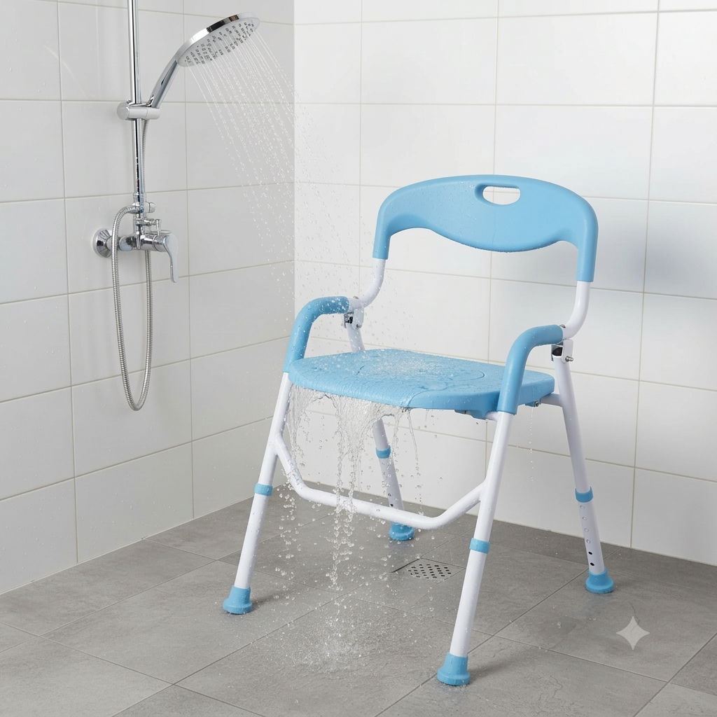 Shower Commode Chair Waterproof Bathroom Chair Pakistan