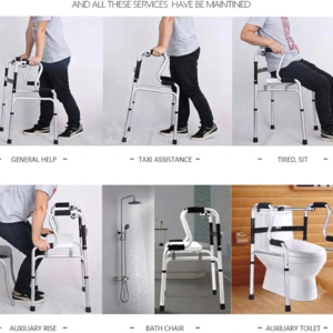 Double Handle Walking Frame Dual Level Grip Pakistan
