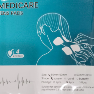 Medicare TENS Pads – Premium Reusable Gel Electrodes for Effective Pain Relief Therapy