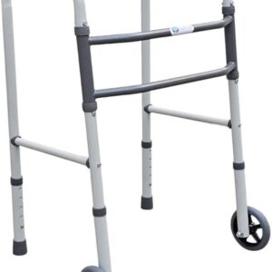 Folding Walker with Wheels – Premium Lightweight Mobility Aid for Enhanced Patient Independence