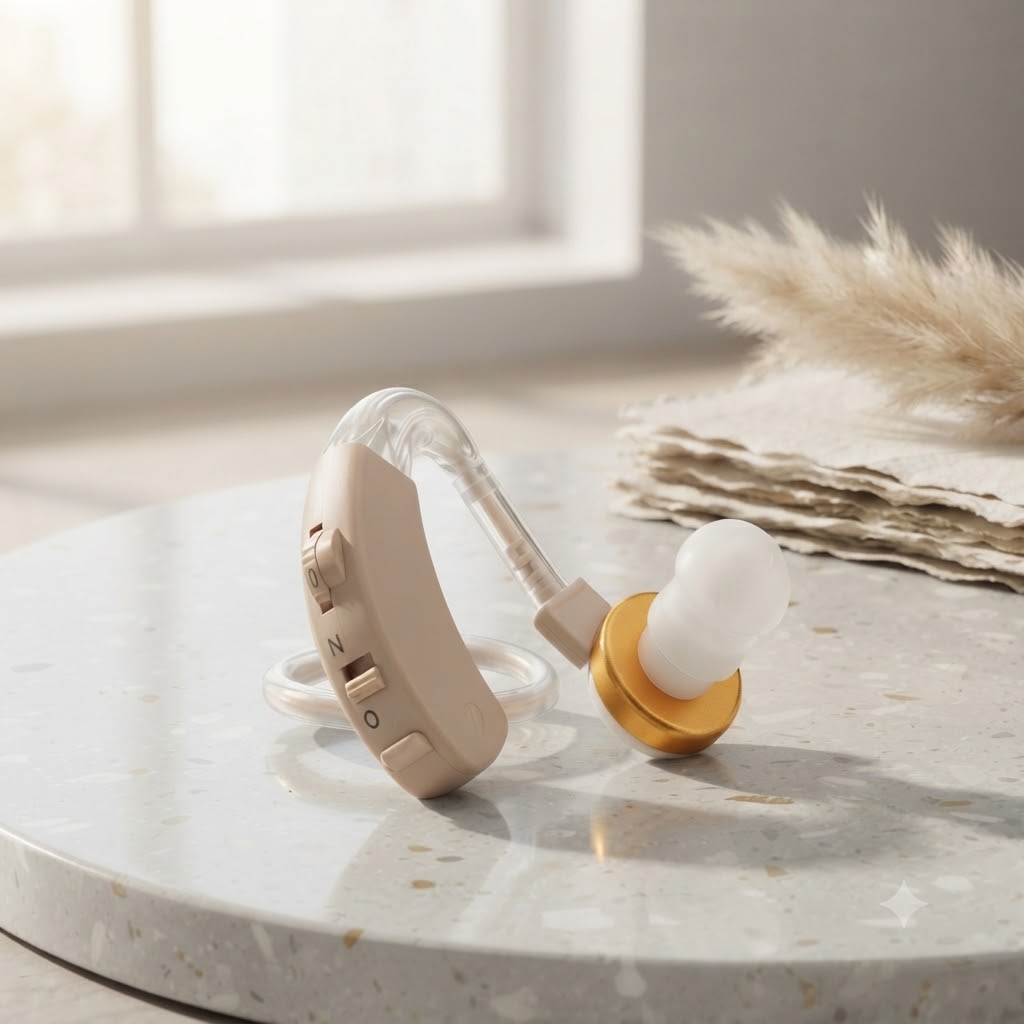 Axon V-163 Behind The Ear Hearing Aid Discreet Design Pakistan