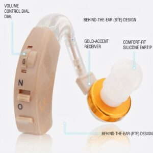 Axon V-163 Hearing Aid Adjustable Volume Dial Pakistan
