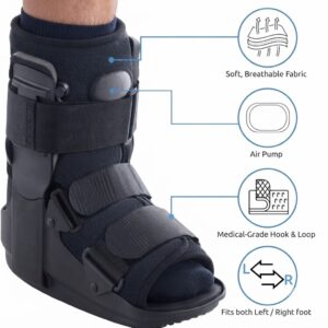 Air Cast Boot Pneumatic CAM Walker Boot Features